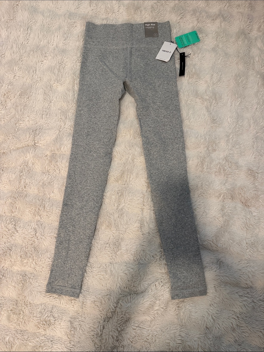 Forever 21 Kids Gray High-Rise Leggings